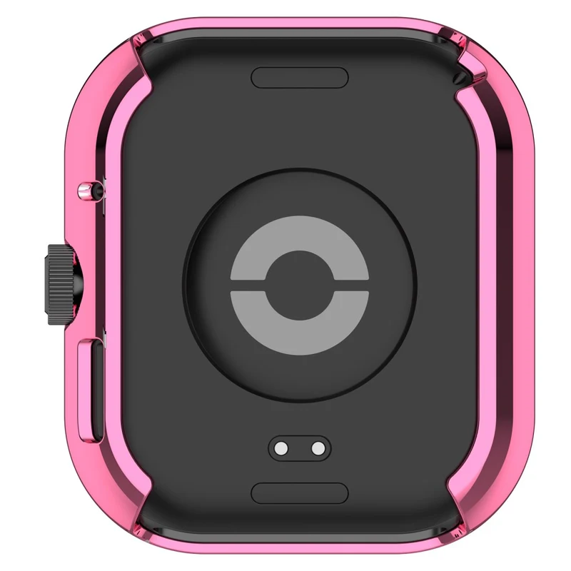 Xiaomi Redmi Watch 4 Scratch Resistant Watch Protective Case Electroplating Anti-drop Frame - Rose Gold