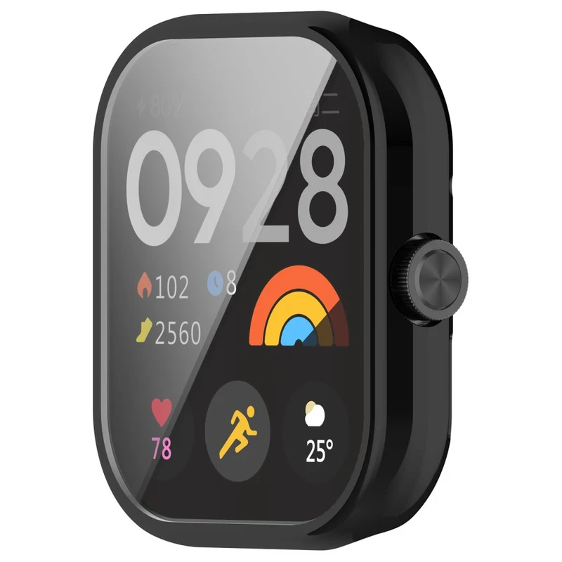 Xiaomi Redmi Watch 4 Scratch Resistant Watch Protective Case Electroplating Anti-drop Frame - Rose Gold