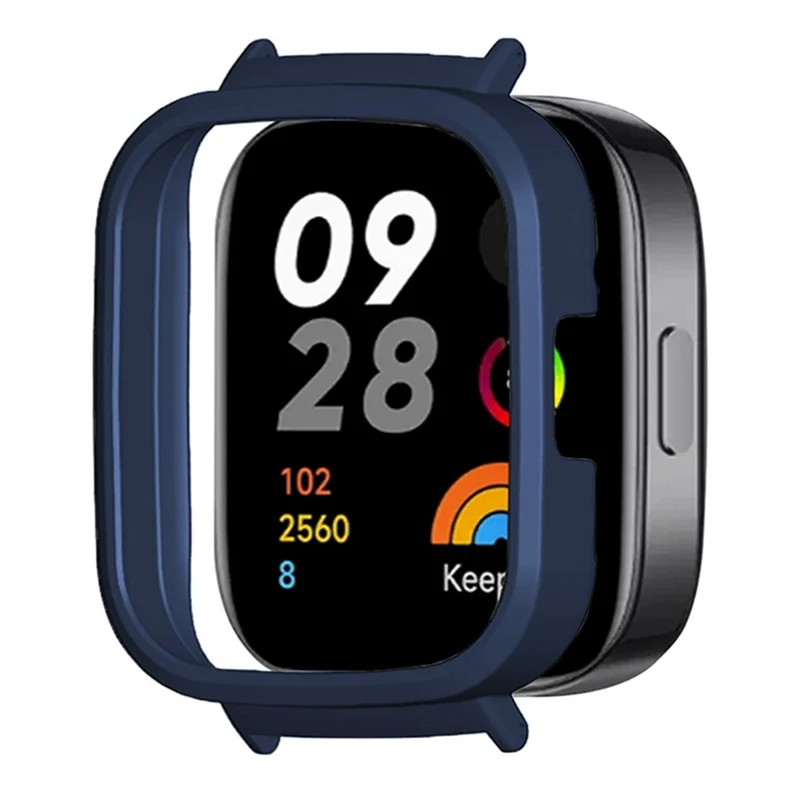 Xiaomi Redmi Watch 3 Hard Bumper Frame Case Protective Cover with 20mm Adapter Connector