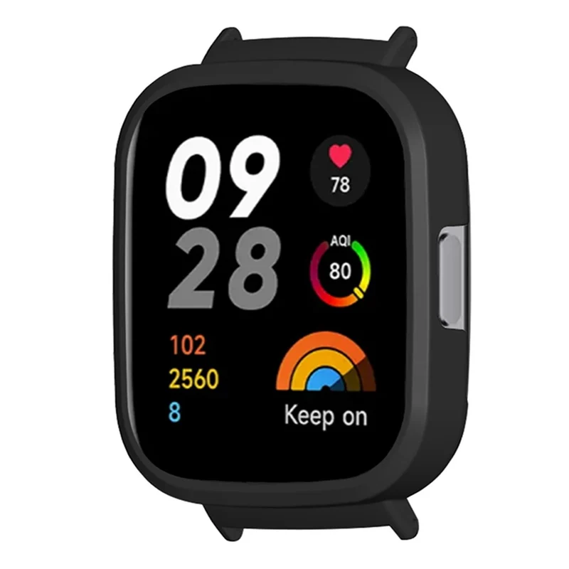 Xiaomi Redmi Watch 3 Hard Bumper Frame Case Protective Cover with 20mm Adapter Connector