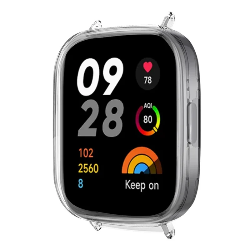 Xiaomi Redmi Watch 3 Hard Bumper Frame Case Protective Cover with 20mm Adapter Connector