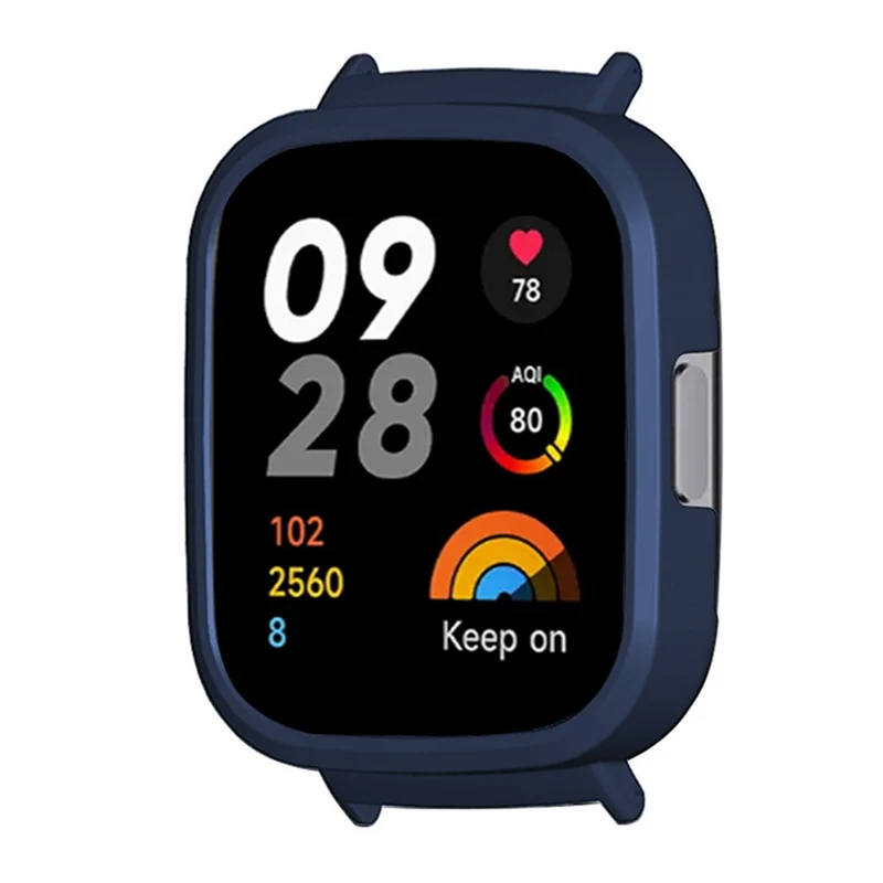 Xiaomi Redmi Watch 3 Hard Bumper Frame Case Protective Cover with 20mm Adapter Connector