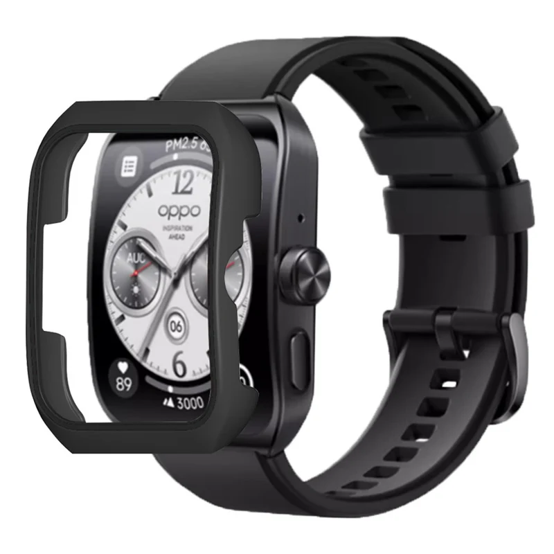 Oppo Watch 4 Pro Watch Frame Case Scratch-proof Hard Impact-Resistant Protective Cover