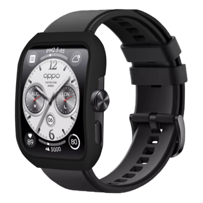Oppo Watch 4 Pro Watch Frame Case Scratch-proof Hard Impact-Resistant Protective Cover
