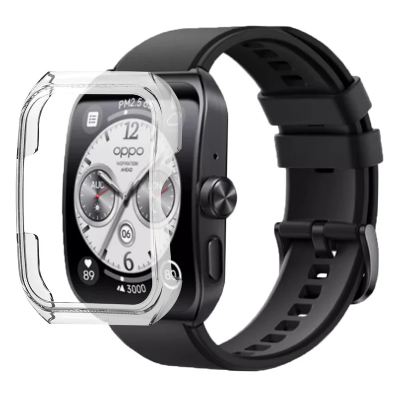 Oppo Watch 4 Pro Watch Frame Case Scratch-proof Hard Impact-Resistant Protective Cover