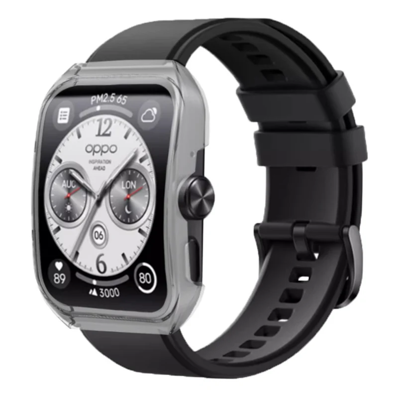 Oppo Watch 4 Pro Watch Frame Case Scratch-proof Hard Impact-Resistant Protective Cover
