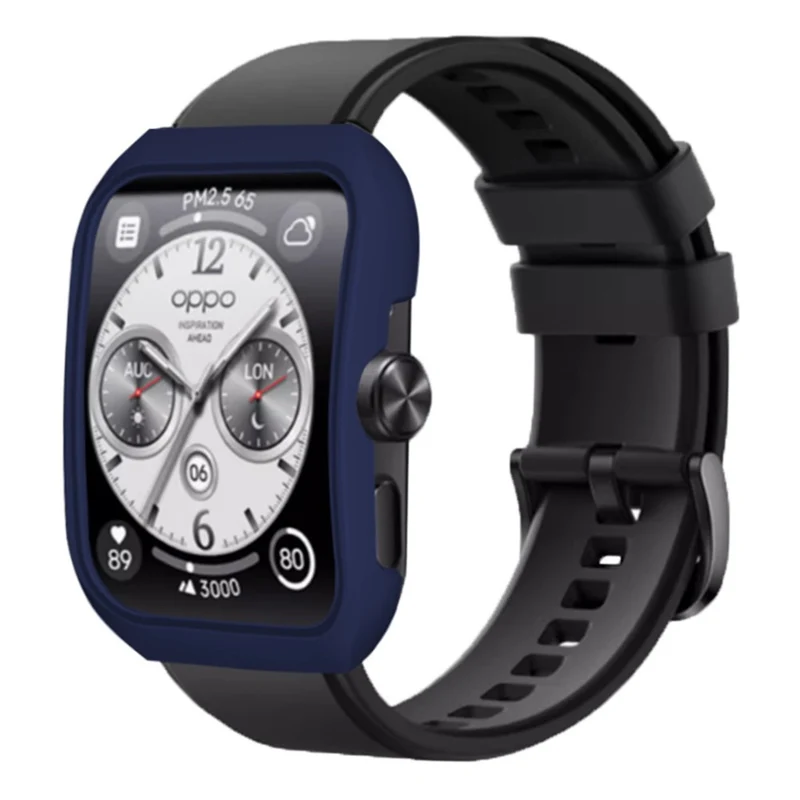 Oppo Watch 4 Pro Watch Frame Case Scratch-proof Hard Impact-Resistant Protective Cover