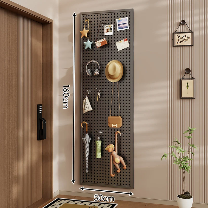 Wandanag perforiertes Lochboard-Organizer-Panel Großes Quadrat mit modularen Haken und Zubehör