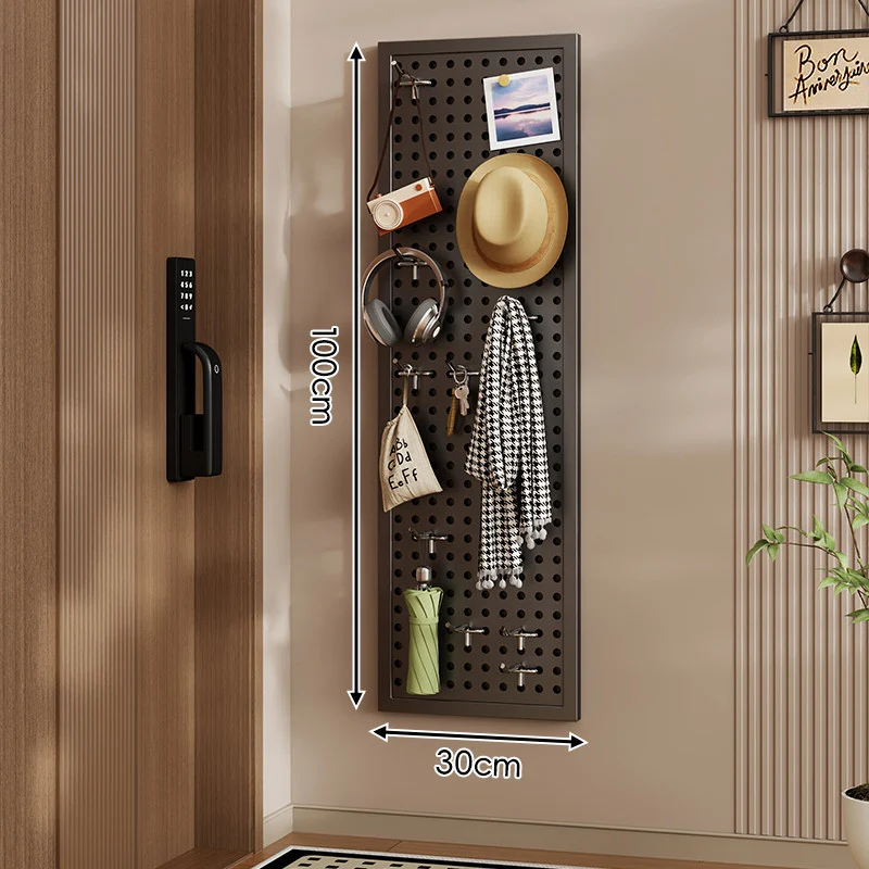 Wandanag perforiertes Lochboard-Organizer-Panel Großes Quadrat mit modularen Haken und Zubehör