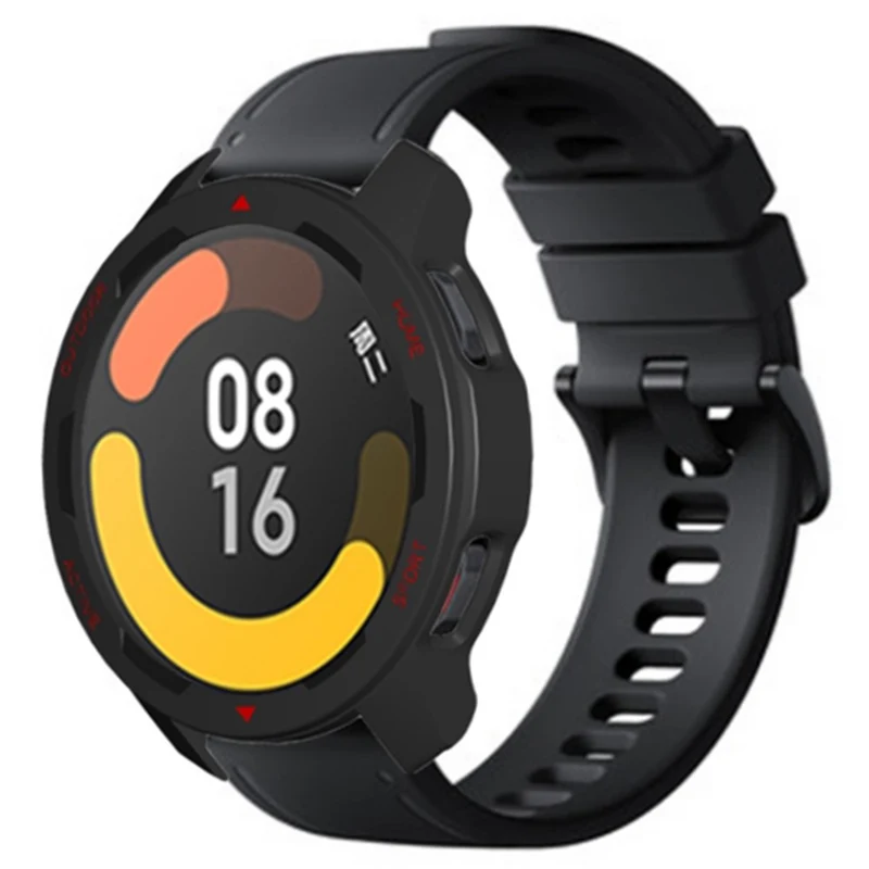Xiaomi Watch S1 Active / Watch Color 2 Protective Cover Bump Resistant Watch Case Hollow Frame