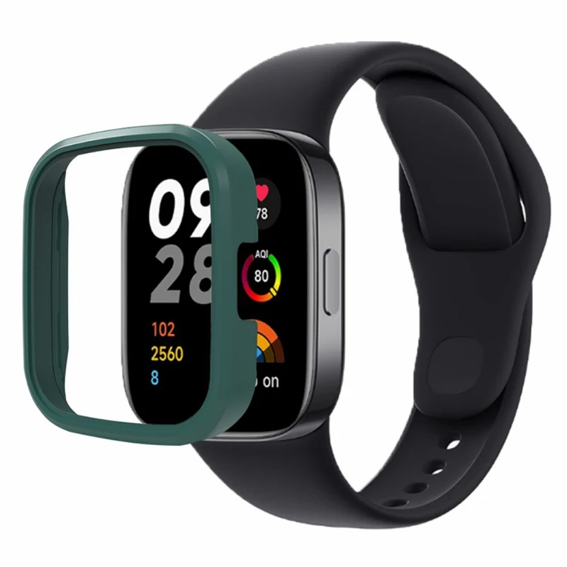 Xiaomi Redmi Watch 3 Watch Case Half-Cover Protective Frame - Midnight Green
