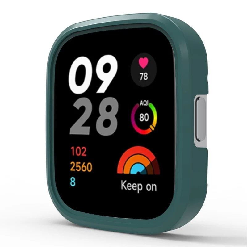 Xiaomi Redmi Watch 3 Watch Case Half-Cover Protective Frame - Midnight Green