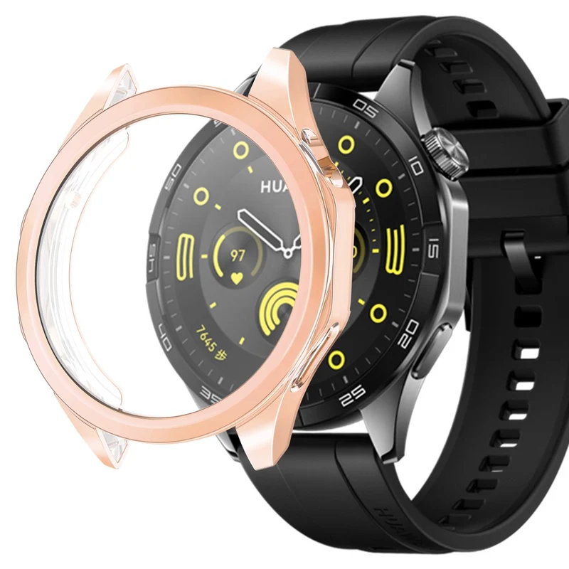 Huawei Watch GT 4 46mm Watch Case Flexible Scratch-resistant Electroplating Protector Cover