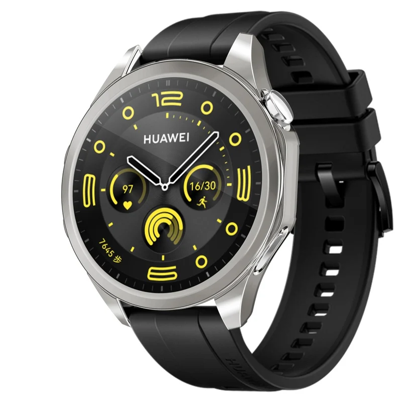 Huawei Watch GT 4 46mm Watch Case Flexible Scratch-resistant Electroplating Protector Cover