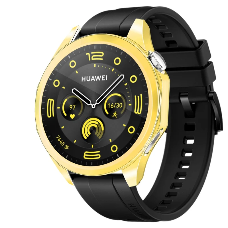 Huawei Watch GT 4 46mm Watch Case Flexible Scratch-resistant Electroplating Protector Cover