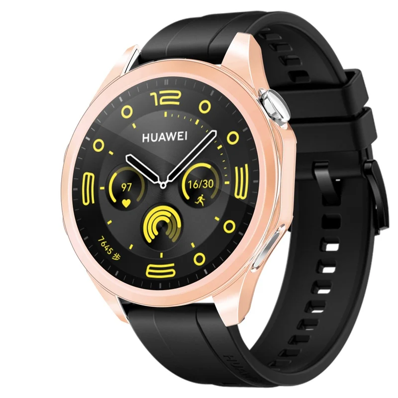 Huawei Watch GT 4 46mm Watch Case Flexible Scratch-resistant Electroplating Protector Cover