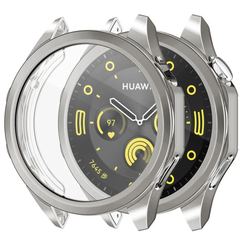 Huawei Watch GT 4 46mm Watch Case Flexible Scratch-resistant Electroplating Protector Cover