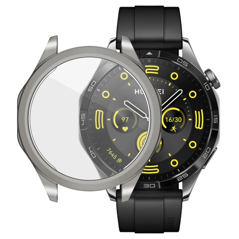 Huawei Watch GT 4 46mm Watch Case Flexible Scratch-resistant Electroplating Protector Cover