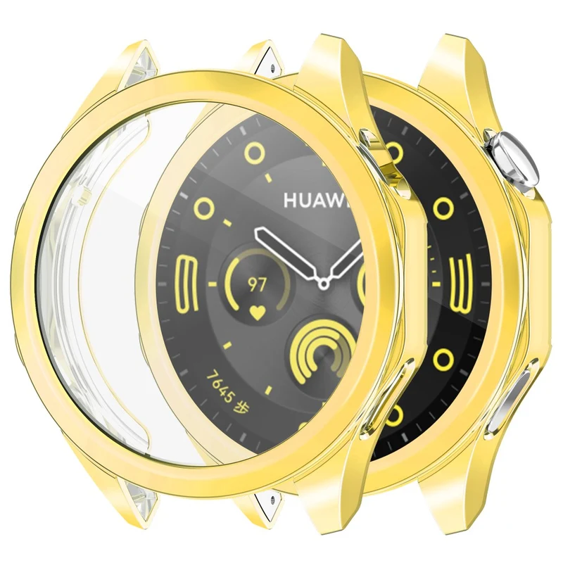Huawei Watch GT 4 46mm Watch Case Flexible Scratch-resistant Electroplating Protector Cover