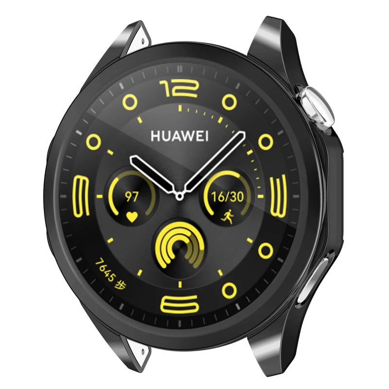 Huawei Watch GT 4 46mm Watch Case Flexible Scratch-resistant Electroplating Protector Cover