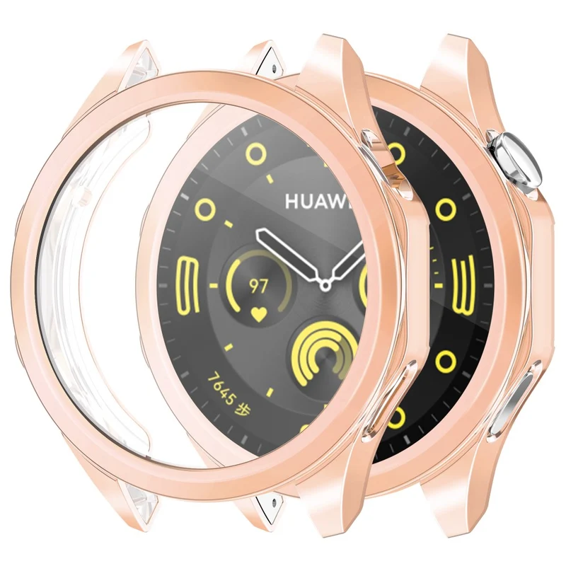 Huawei Watch GT 4 46mm Watch Case Flexible Scratch-resistant Electroplating Protector Cover