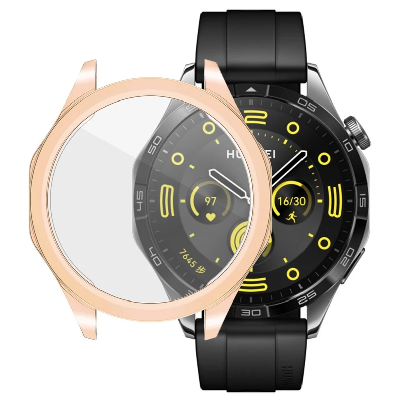 Huawei Watch GT 4 46mm Watch Case Flexible Scratch-resistant Electroplating Protector Cover
