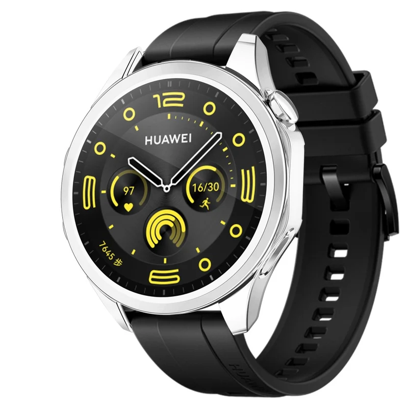 Huawei Watch GT 4 46mm Watch Case Flexible Scratch-resistant Electroplating Protector Cover