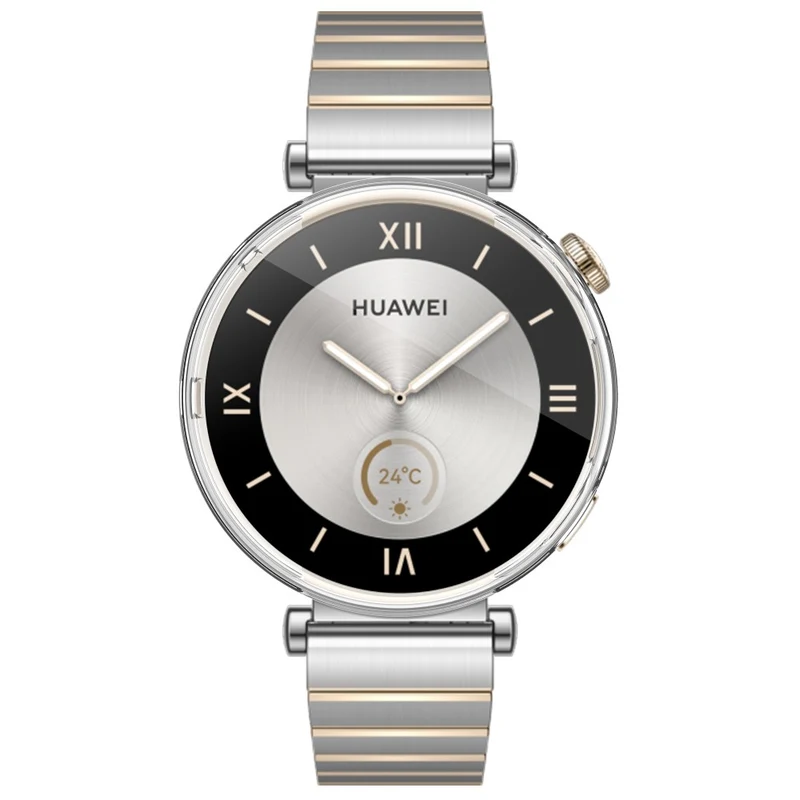 Huawei Watch GT 4 41mm Watch Case Full Coverage Flexible Protective Cover - Transparent White