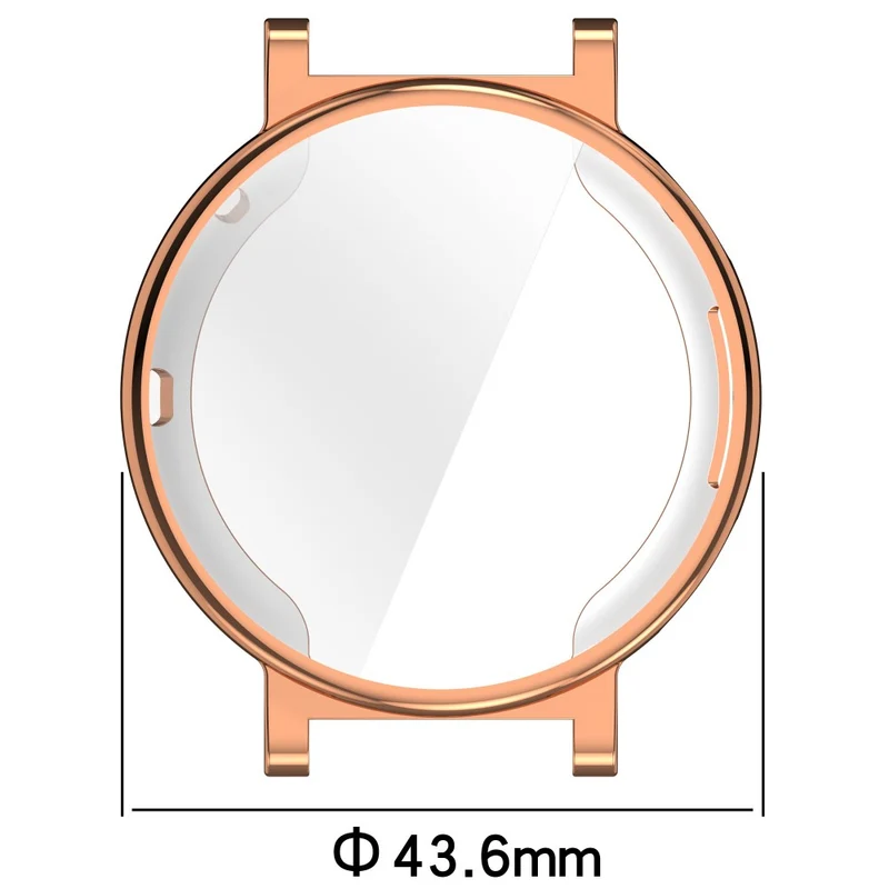 Huawei Watch GT 4 41mm Flexible Watch Case Full Protection Electroplating Watch Cover - Rose Gold