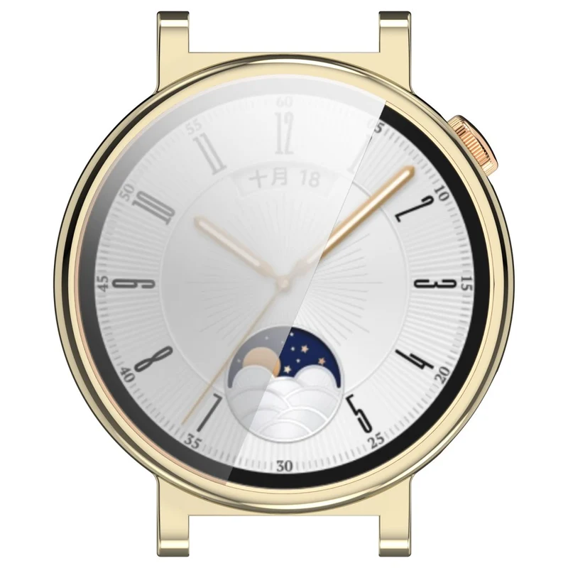 Huawei Watch GT 4 41mm Flexible Watch Case Full Protection Electroplating Watch Cover - Rose Gold