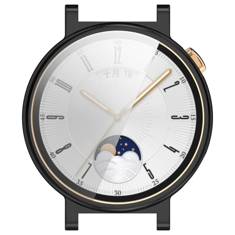Huawei Watch GT 4 41mm Flexible Watch Case Full Protection Electroplating Watch Cover - Rose Gold