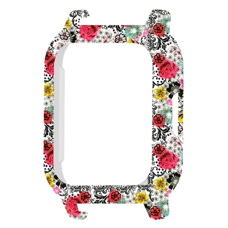 Haylou Solar LS02 Watch Protective Case Pattern Printed Slim-Fit Frame Cover - Leopard Print