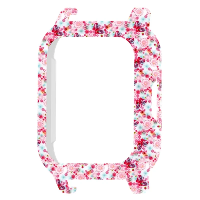 Haylou Solar LS02 Watch Protective Case Pattern Printed Slim-Fit Frame Cover - Leopard Print