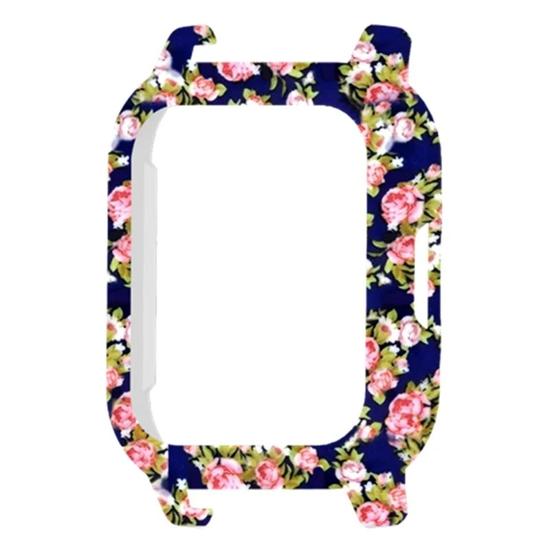 Haylou Solar LS02 Watch Protective Case Pattern Printed Slim-Fit Frame Cover - Leopard Print