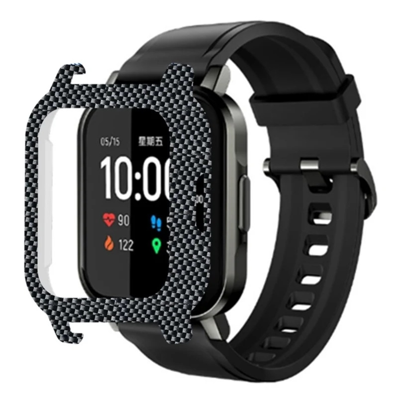 Haylou Solar LS02 Watch Protective Case Pattern Printed Slim-Fit Frame Cover - Leopard Print