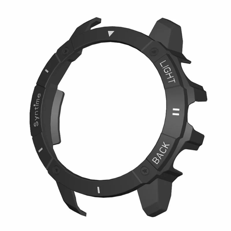 Syntime 2 / 2 Pro Hard Watch Case Hollowed-out scratch-resistant Frame Cover - Black+White