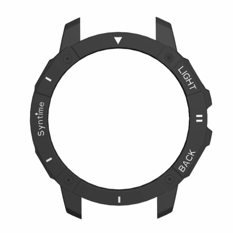 Syntime 2 / 2 Pro Hard Watch Case Hollowed-out scratch-resistant Frame Cover - Black+White