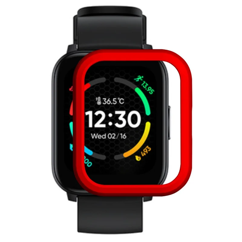 Realme TechLife Watch S100 Hard Bump Resistant Edge Protector Hollow Frame Watch Case