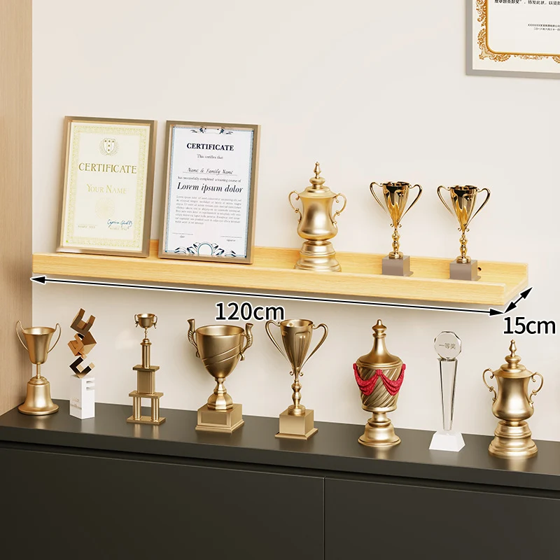 Wandmontierte Schwimmende Display-Regal Lackiertes Hochglanz-MDF
