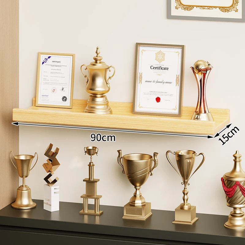 Wandmontierte Schwimmende Display-Regal Lackiertes Hochglanz-MDF