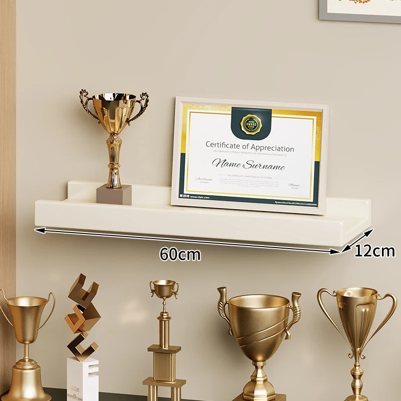 Wandmontierte Schwimmende Display-Regal Lackiertes Hochglanz-MDF