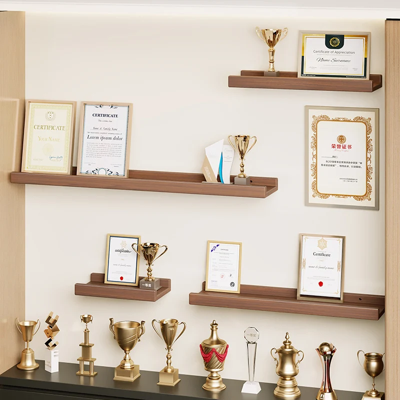 Wandmontierte Schwimmende Display-Regal Lackiertes Hochglanz-MDF