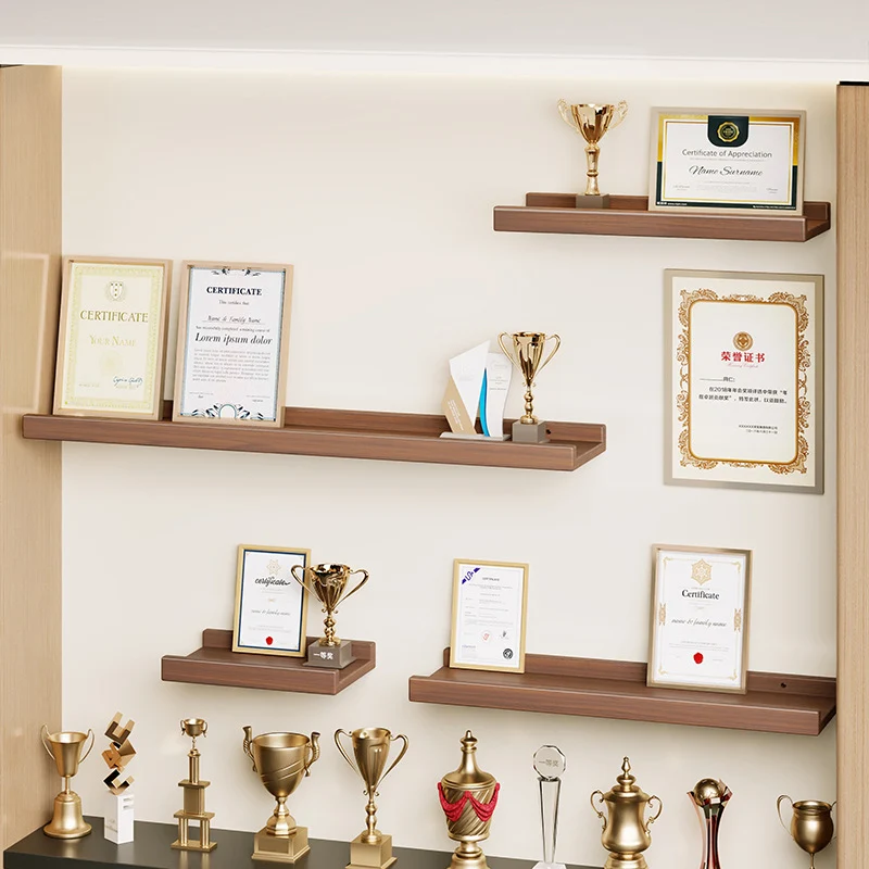 Wandmontierte Schwimmende Display-Regal Lackiertes Hochglanz-MDF