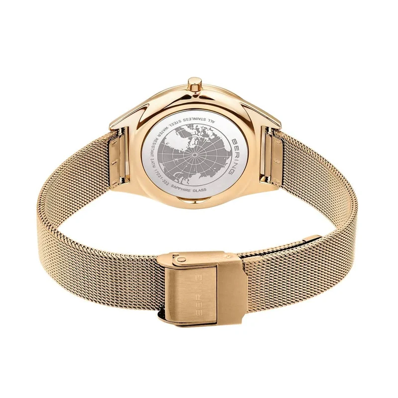 Bering Ultra Slim 17031-333 Damenuhr • Saphirglas • Milanaise