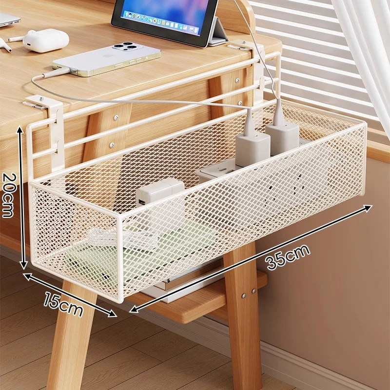 Unter-Tisch Klemmen-Mesh-Kabel- und Stromleistenorganizerkorb
