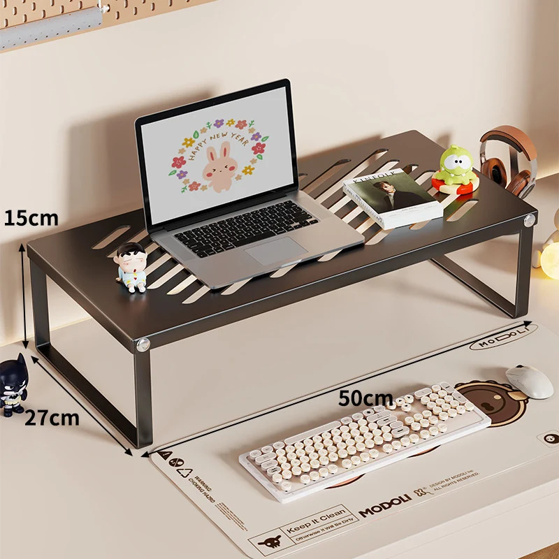 Ergonomischer belüfteter Metall-Laptop-Ständer mit Untertisch-Speicher