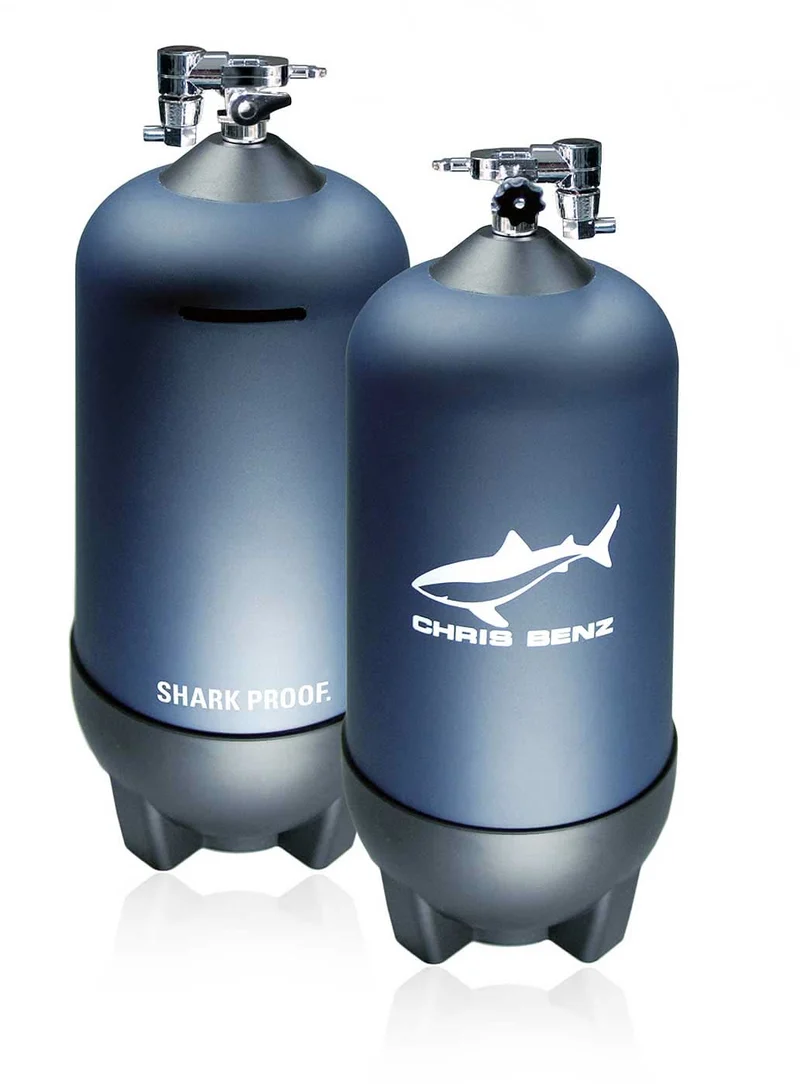 Chris Benz Deep 300M CB-300A-SSI-KBR Herrenuhr • 300m wasserdicht • Saphirglas
