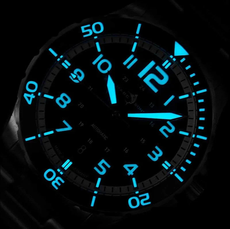 Marc and Sons Professional Diver MSD-050-09-S Herrenuhr • Sellita SW200 • 30 ATM