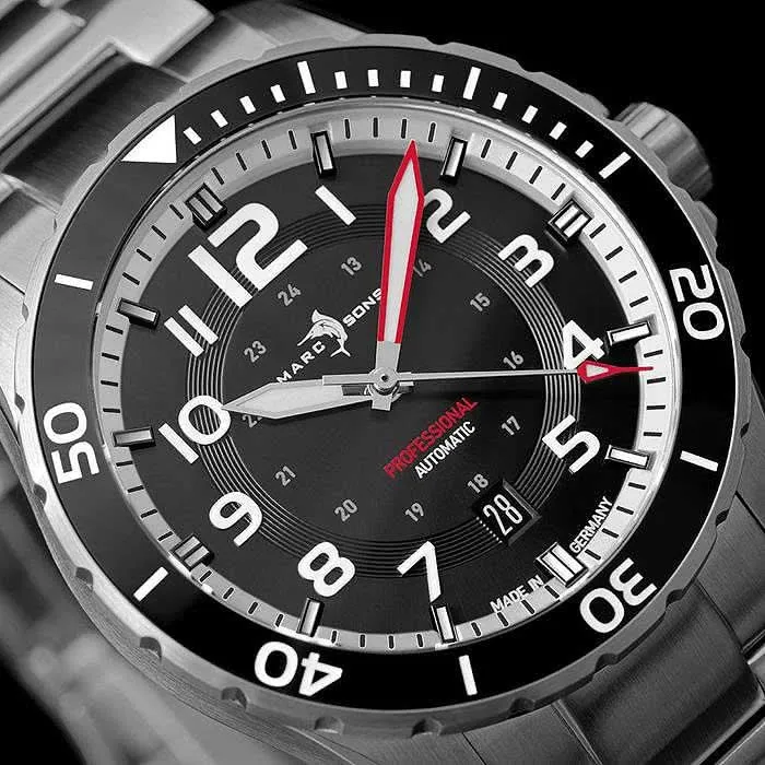 Marc and Sons Sport Professional MSD-050-05-S Herrenuhr • 300m Wasserdicht • Sellita SW200-1