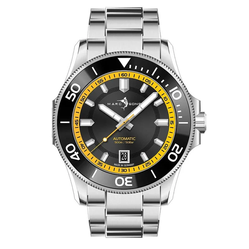 Marc and Sons Sport Professional MSD-050-06-S Herrenuhr • 300m Wasserdicht • Sellita SW200